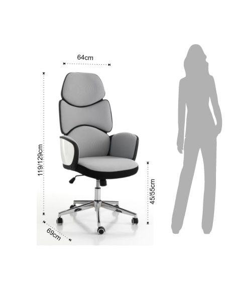 Sedia da ufficio presidenziale Auron