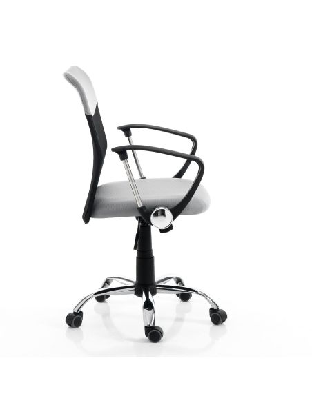 Sedia da scrivania in rete e tessuto Malibu