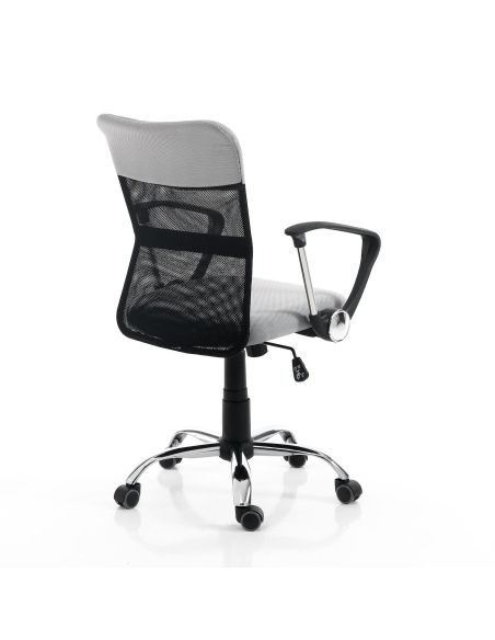 Sedia da scrivania in rete e tessuto Malibu