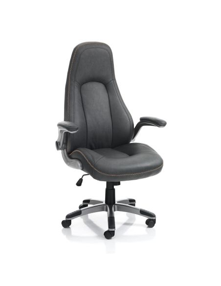 Poltrona ufficio in pelle sintetica Anouk