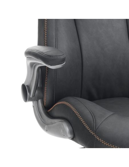 Poltrona ufficio in pelle sintetica Anouk