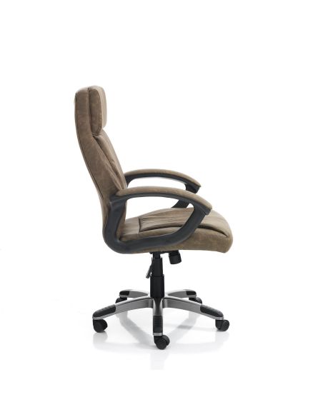Poltrona ufficio in pelle sintetica Branny Brown Poltrona ufficio in pelle sintetica Branny Brown