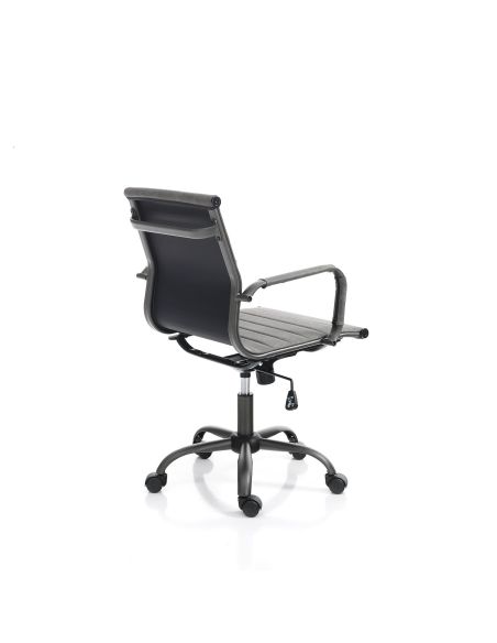 Sedia ufficio in pelle sintetica Mastery Small Old Grey Sedia ufficio in pelle sintetica Mastery Small Old Grey