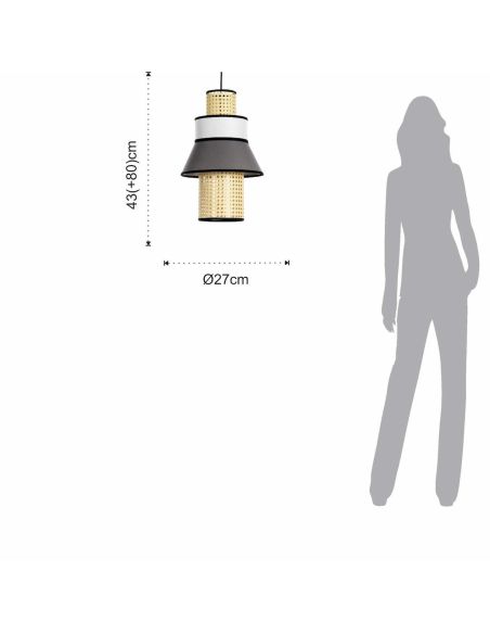 Lampadario a sospensione per soggiorno o camera da letto Praga Lampadario a sospensione per soggiorno o camera da letto Praga