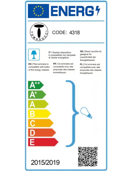 Lampada da terra design moderno Praga