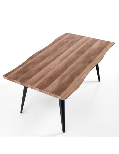 Tavolo da pranzo rettangolare in legno Dolan A Tavolo da pranzo rettangolare in legno Dolan A