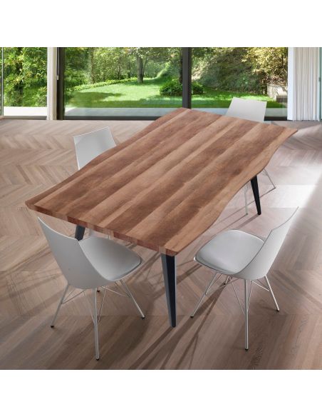 Tavolo da pranzo rettangolare in legno Dolan A Tavolo da pranzo rettangolare in legno Dolan A