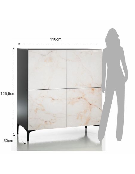 Credenza alta moderna David Credenza alta moderna David