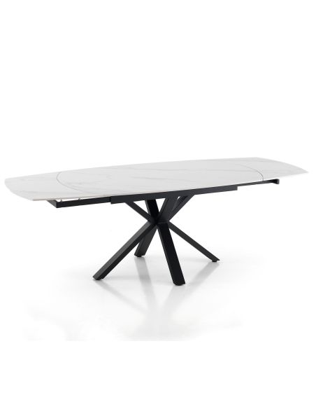 Tavolo da pranzo allungabile con piano in ceramica SimonA