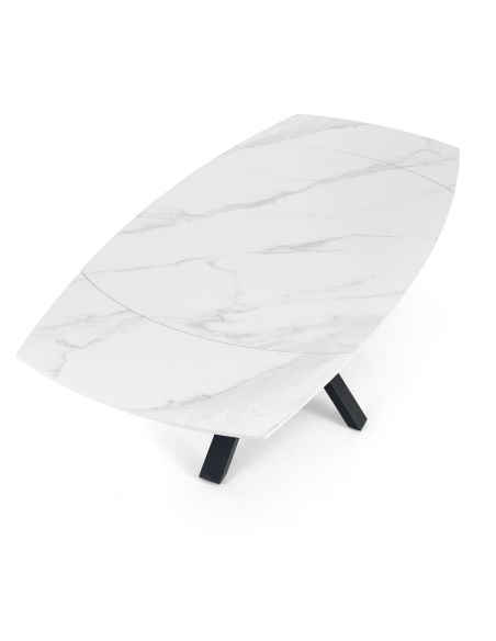 Tavolo da pranzo allungabile con piano in ceramica SimonA