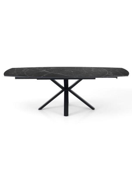 Tavolo da pranzo allungabile con piano in ceramica SimonB