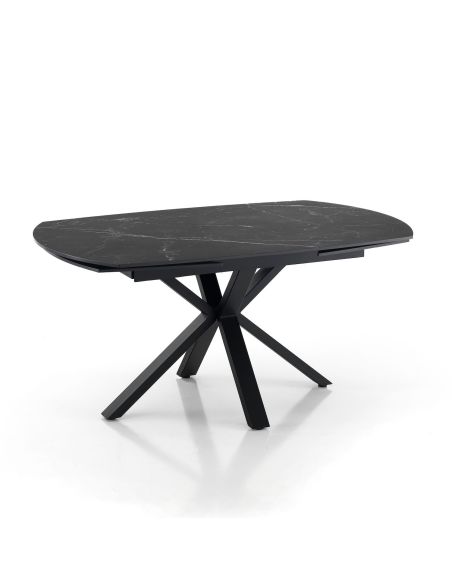 Tavolo da pranzo allungabile con piano in ceramica SimonB