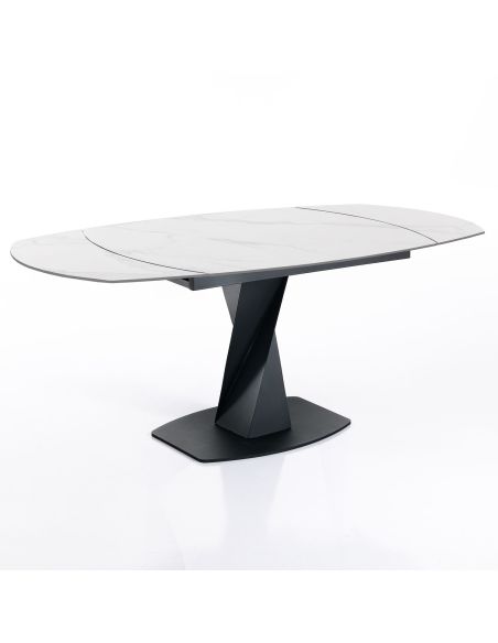 Tavolo allungabile con piano in ceramica Bernat Marble