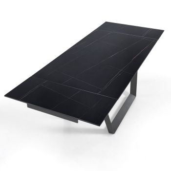 Tavolo allungabile con piano in ceramica Richard Black 2