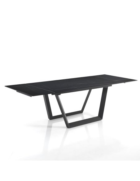 Tavolo allungabile con piano in ceramica Richard Black Tavolo allungabile con piano in ceramica Richard Black