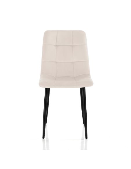 Set 4 sedie imbottite per sala da pranzo Judy