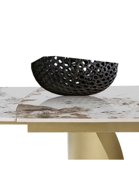 Tavolo allungabile con piano in ceramica Ridge A