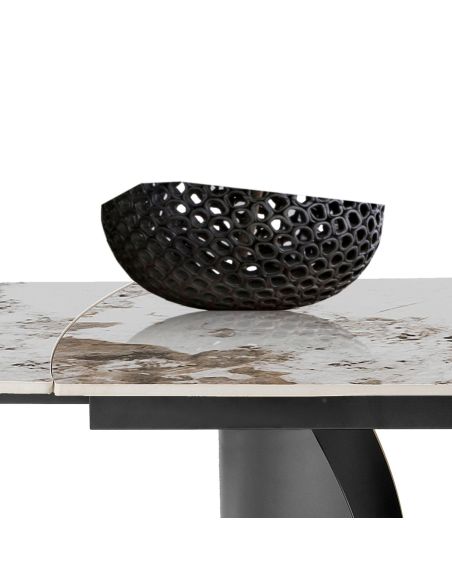 Tavolo allungabile con piano in ceramica Ridge B