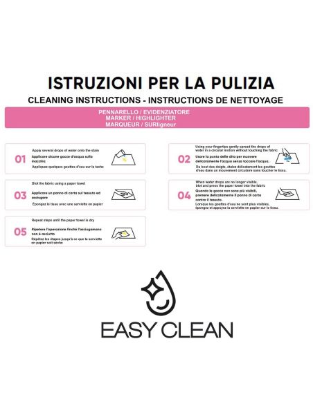 Set 4 sedie imbottite per sala pranzo Mary