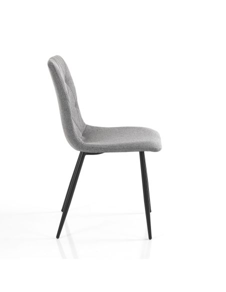 Set 4 sedie imbottite per sala pranzo Mary Grey