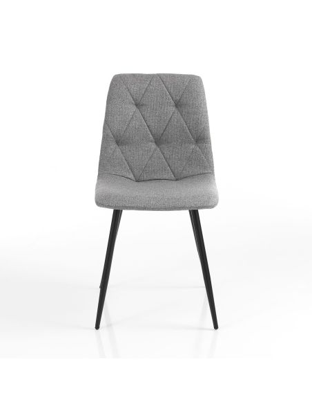 Set 4 sedie imbottite per sala pranzo Mary Grey