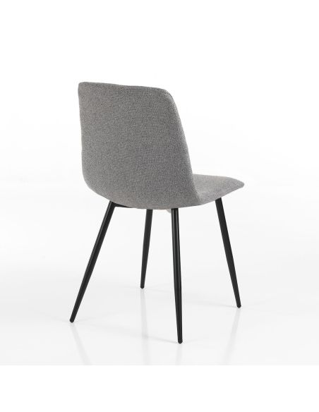 Set 4 sedie imbottite per sala pranzo Mary Grey