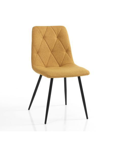 Set 4 sedie imbottite per sala pranzo Mary Multicolor