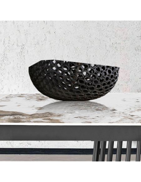 Tavolo allungabile con piano in ceramica Colin B