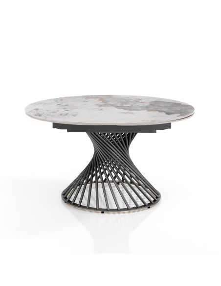 Tavolo allungabile con piano in ceramica Scott B