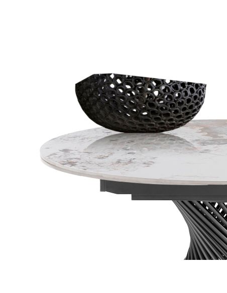 Tavolo allungabile con piano in ceramica Scott B