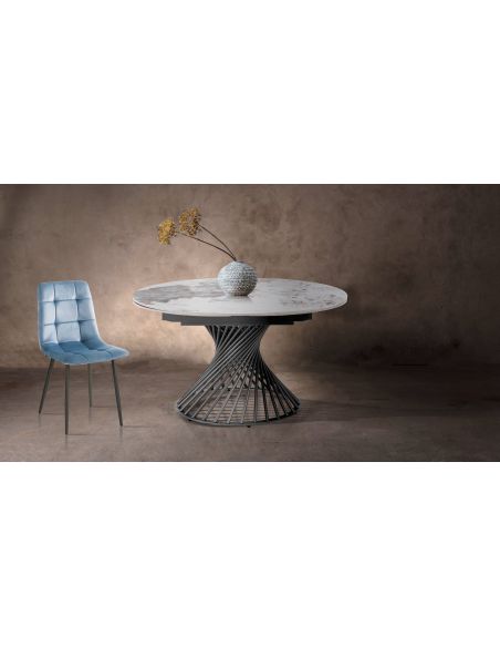 Tavolo allungabile con piano in ceramica Scott B