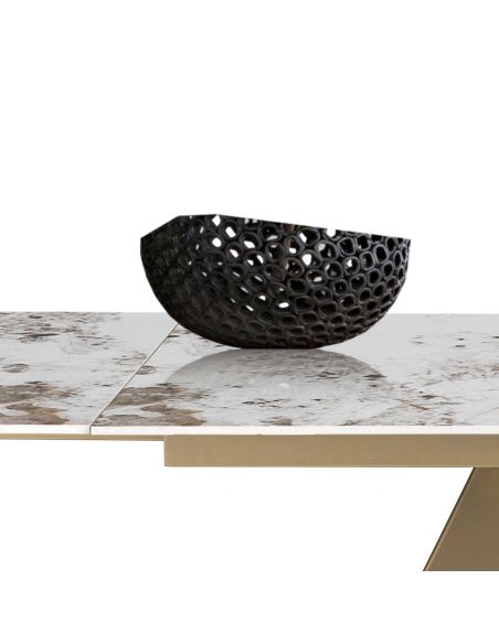 Tavolo allungabile con piano in ceramica Karl A