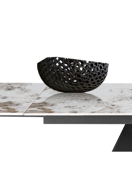 Tavolo allungabile con piano in ceramica Karl B