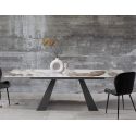 Tavolo allungabile con piano in ceramica Karl B