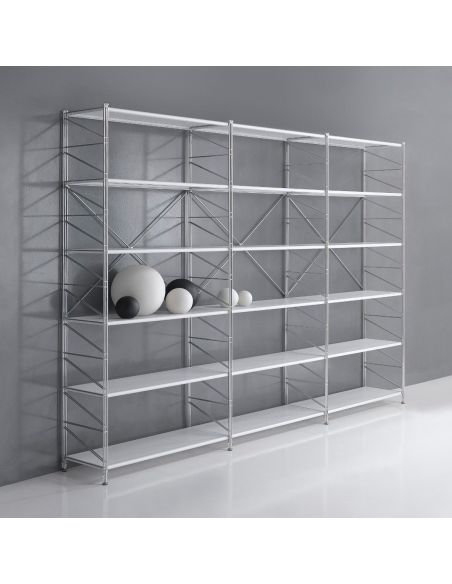 Libreria componibile design moderno in acciaio Melker 21 Libreria componibile design moderno in acciaio Melker 21