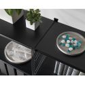 Cabina armadio componibile design moderno Melker B - Nero