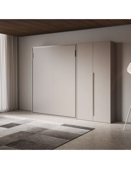 Letto a scomparsa francese o matrimoniale con armadio 2 ante Capital Letto a scomparsa francese o matrimoniale con armadio 2 ante Capital