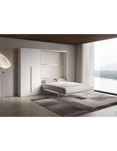 Letto a scomparsa francese o matrimoniale con armadio 2 ante Capital Letto a scomparsa francese o matrimoniale con armadio 2 ante Capital