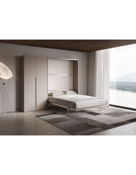 Letto a scomparsa francese o matrimoniale con armadio 2 ante Capital Letto a scomparsa francese o matrimoniale con armadio 2 ante Capital