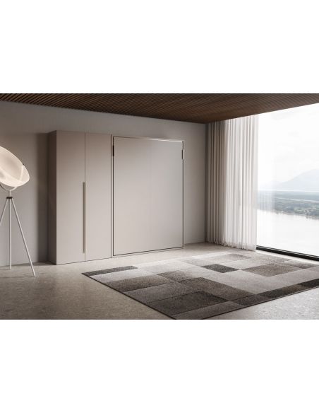 Letto a scomparsa francese o matrimoniale con armadio 2 ante Capital Letto a scomparsa francese o matrimoniale con armadio 2 ante Capital