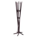 Appendiabiti da terra moderno in legno Ebony