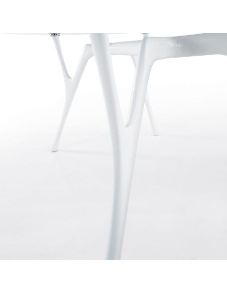 Tavolo scrivania in alluminio e legno Perseo Solid Tavolo scrivania in alluminio e legno Perseo Solid