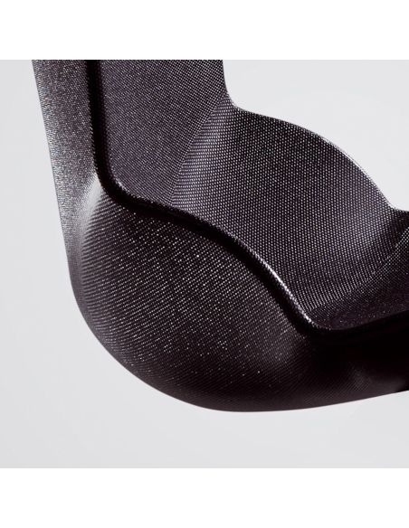 Coppia sedie per ufficio in acciaio e tecnopolimero Emily