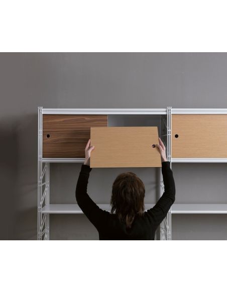 Scaffale libreria con ante Melker 35 Scaffale libreria con ante Melker 35