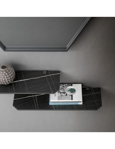 Coppia mensole da parete in HPL o Fenix Bastian 65