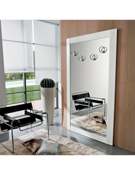 Specchio per ingresso con appendiabiti August A Specchio per ingresso con appendiabiti August A