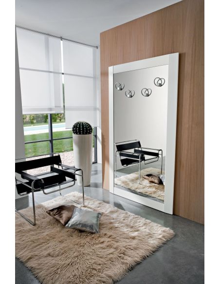 Specchio per ingresso con appendiabiti August A Specchio per ingresso con appendiabiti August A