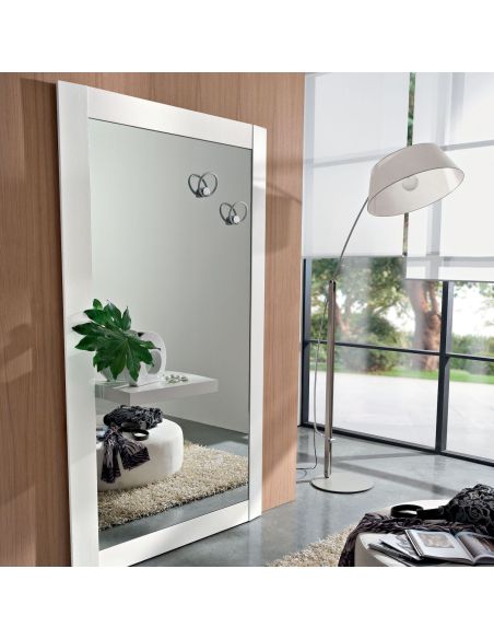 Specchio per ingresso con mensola e appendiabiti August B