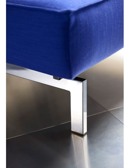 Poltrona design scandinavo con materasso a molle SplitBack - 512 Elegance Ultramarine