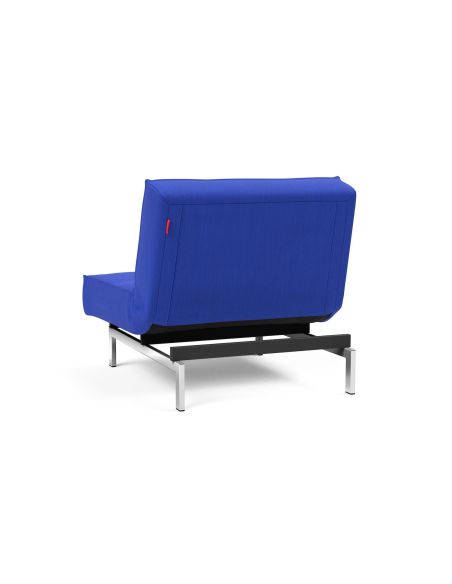 Poltrona design scandinavo con materasso a molle SplitBack - 512 Elegance Ultramarine
